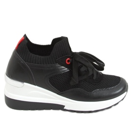 Fenix ​​​​Black wedge sneakers - Inello svart