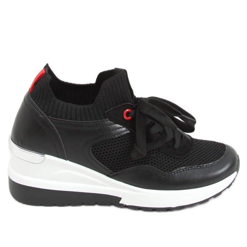 Fenix ​​​​Black wedge sneakers - Inello svart