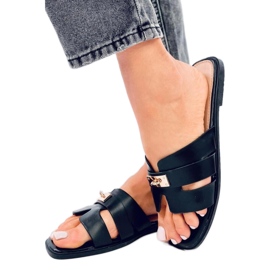 Daudi Black damflip-flops sandal - Inello svart