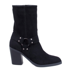 Hardin Black cowboystövlar i mocka - Inello svart