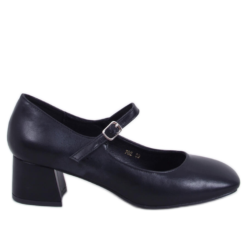 Mary Jane Kelsey Svarta högklackade pumps - Inello