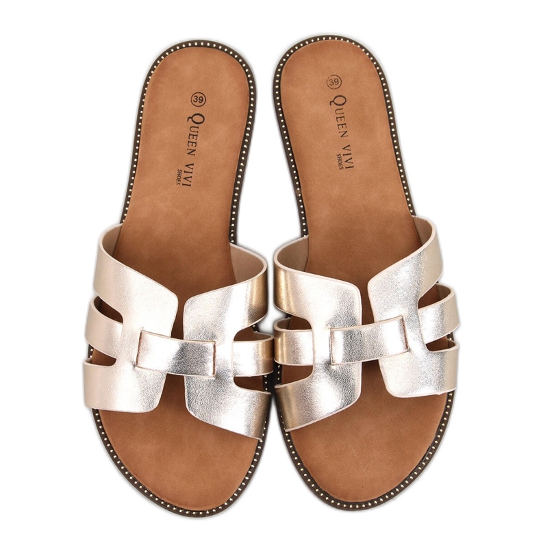 Charnes Gold damsandal - Inello gul