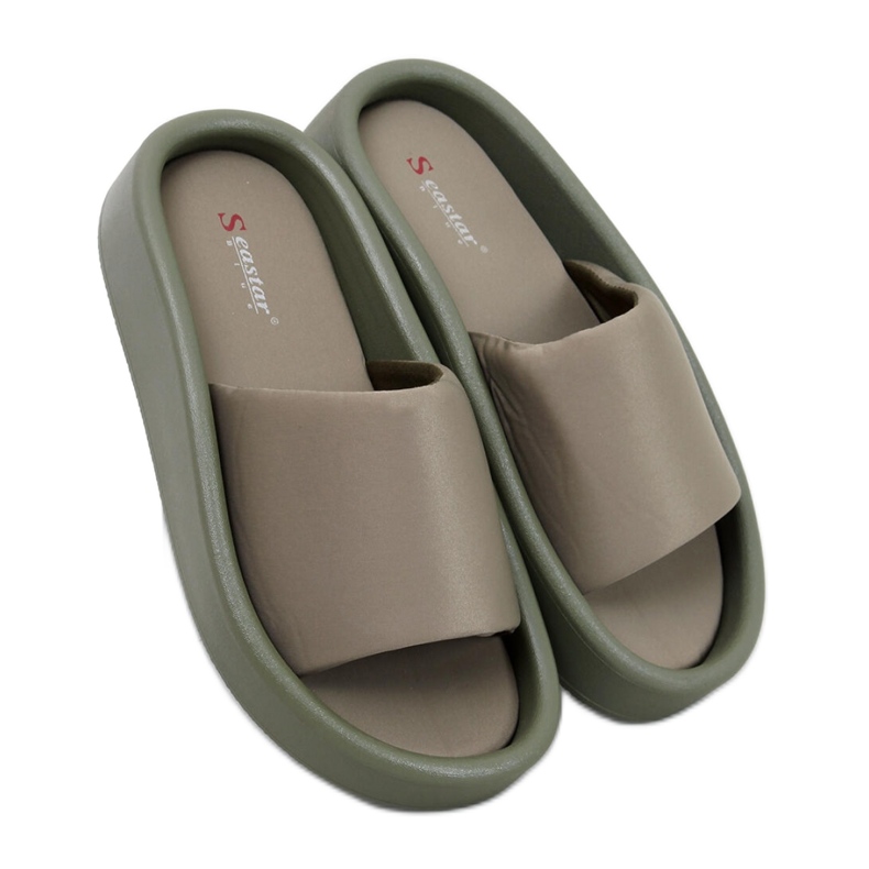 Fontes Oliver mjuk damsandal - Inello grön