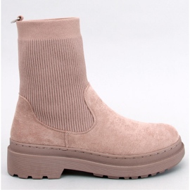 Joyner Khaki Chelsea boots med elastisk ovandel - Inello beige