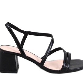 Cudini Svarta högklackade sandaler - Inello