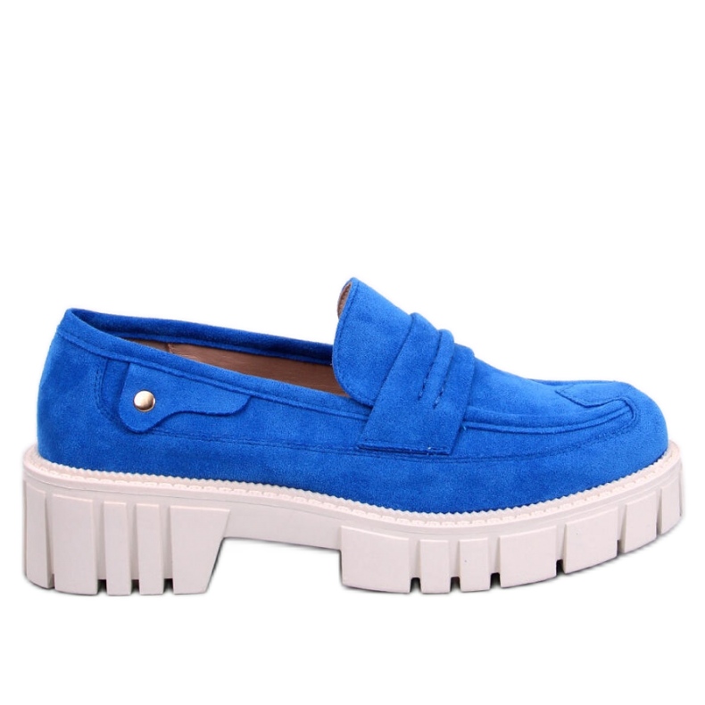Chandra Blue plattform loafers - Inello blå