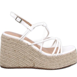 Pascai White espadrillesandaler - Inello vit