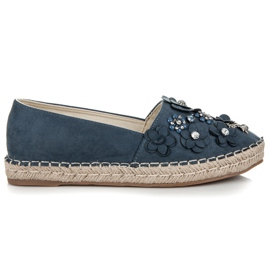 Marquiz Slip-on låga skor med dekorationer blå