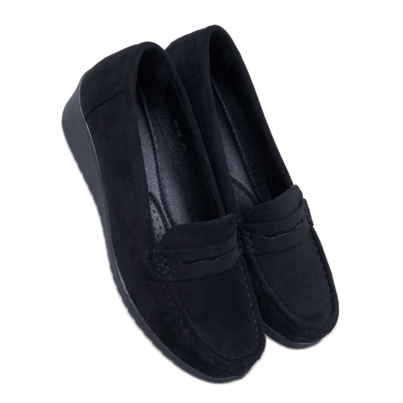 Vegar Black wedge loafers - Inello svart