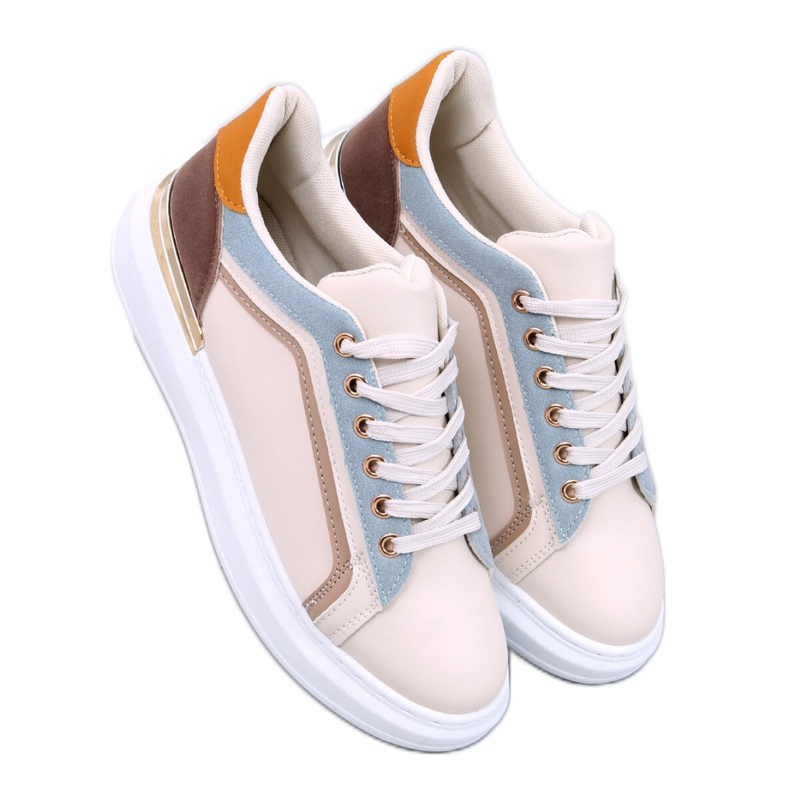 Duries Beige damsneakers - Inello