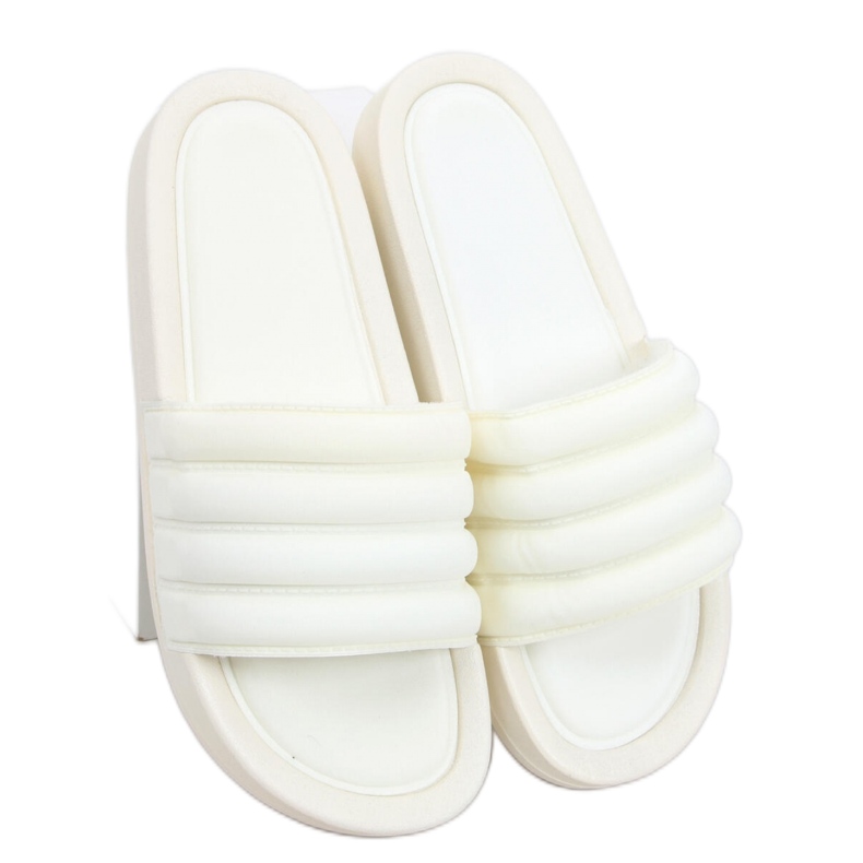 Minno White sandal med flip-flops för kvinnor - Inello vit