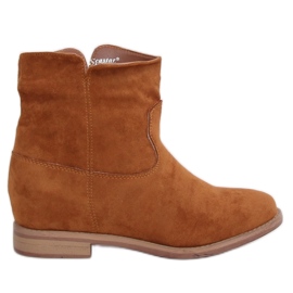 Camel NC981 Camel Hidden Wedge Ankel Boots - Inello brun