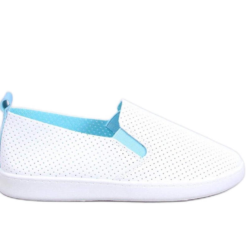Jousse VIT/BLÅ slip-on sneakers - Inello