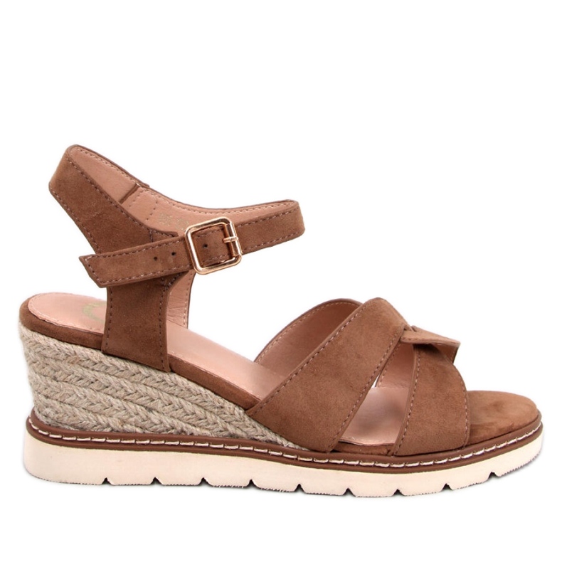 Espadrillesandal Sermon Khaki - Inello brun