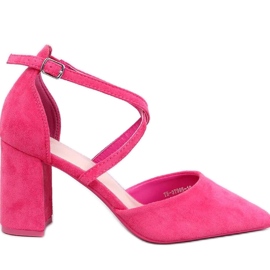 Thois Fuchsia cross-strap pumps - Inello rosa