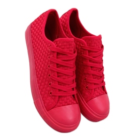 Sears Röda enfärgade sneakers - Inello