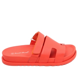 Tawny Orange dam flip-flops sandal - Inello