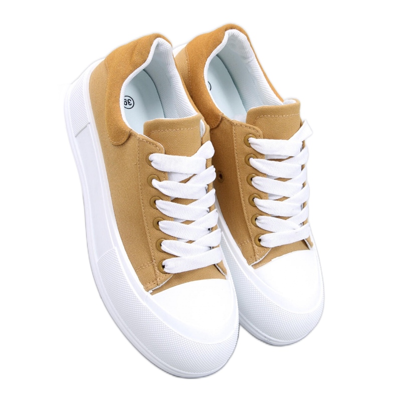 Takao Ginger - Inello sneakers med tjock sula brun