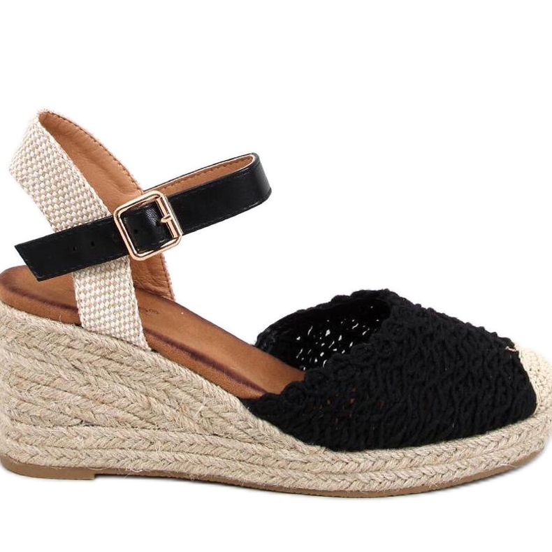 Morelli Svarta espadrillesandaler - Inello