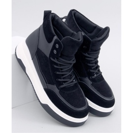 Riess Black high-top sneakers - Inello svart