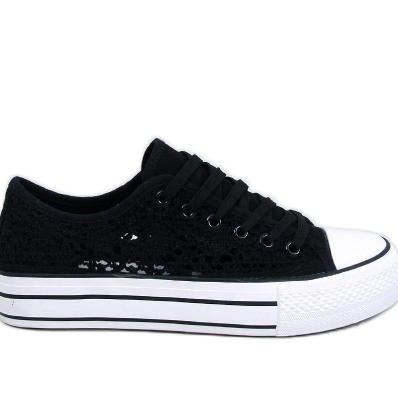 Ferrie Black spets sneakers - Inello svart