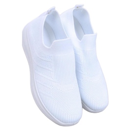 Groppi White slip-on sock skor - Inello vit