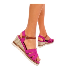 Rosco Fuchsia espadrillesandaler - Inello rosa