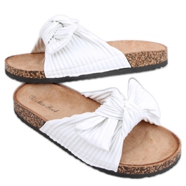 Moss White kork flip-flops sandal - Inello vit