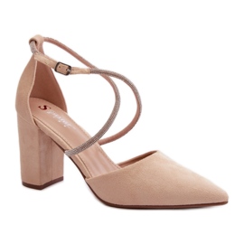 Step in style Pumps Modell Lagra QA205P Beige - Steg i stil
