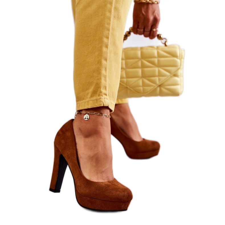 Step in style Pumps Model Soro M115 Camel Mocka - Steg i stil brun