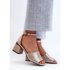 Step in style Sandaler Modell Horissa 62114 Guld - Steg i stil