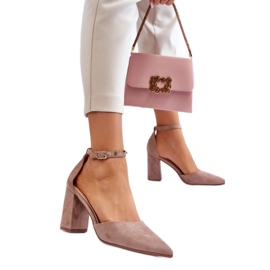 Step in style Pumps Modell Lexie QA203P Mörkbeige - Steg i stil