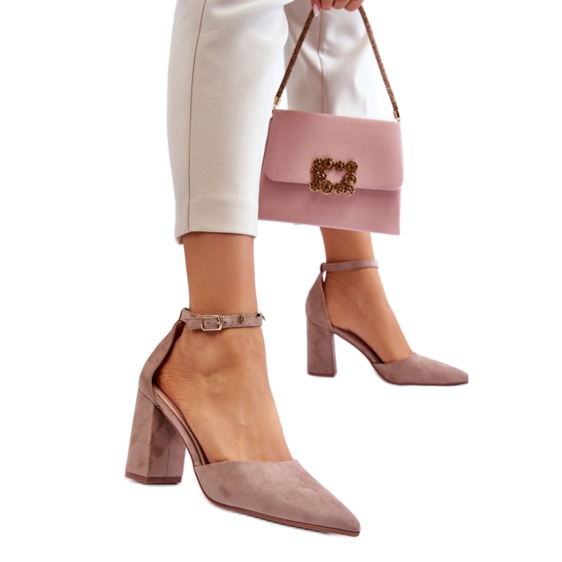 Step in style Pumps Modell Lexie QA203P Mörkbeige - Steg i stil