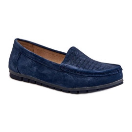 Step in style Mockasiner Model S.Barski LR755 Navy - Steg i stil