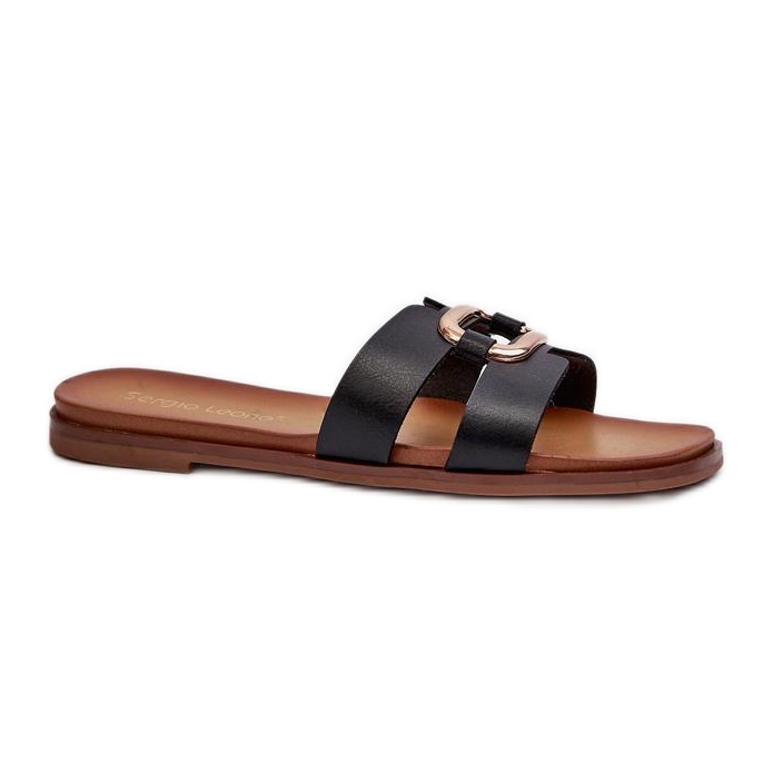 Step in style Sandal flip-flops Modell Sergio Leone SK077H Svart - Steg i stil