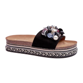 Step in style Sandal flip-flops Modell S.Barski HY077 Svart - Steg i stil