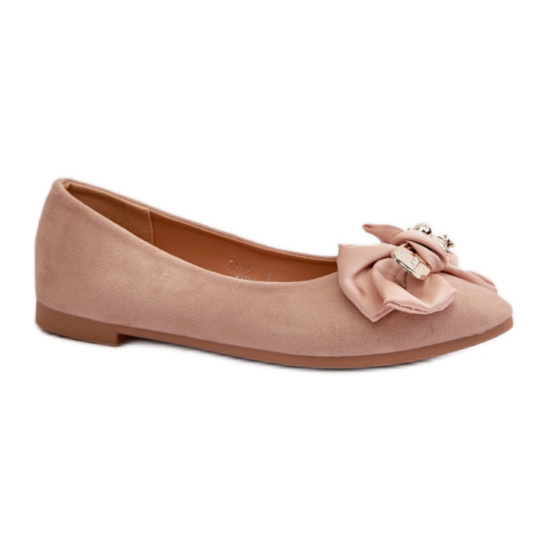 Ballerinaskor Modell Satris ZA39P Beige - Step in style