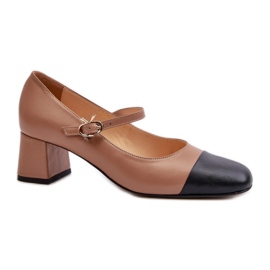 Step in style Pumps Modell Laura Messi 2846 Brun - Steg i stil