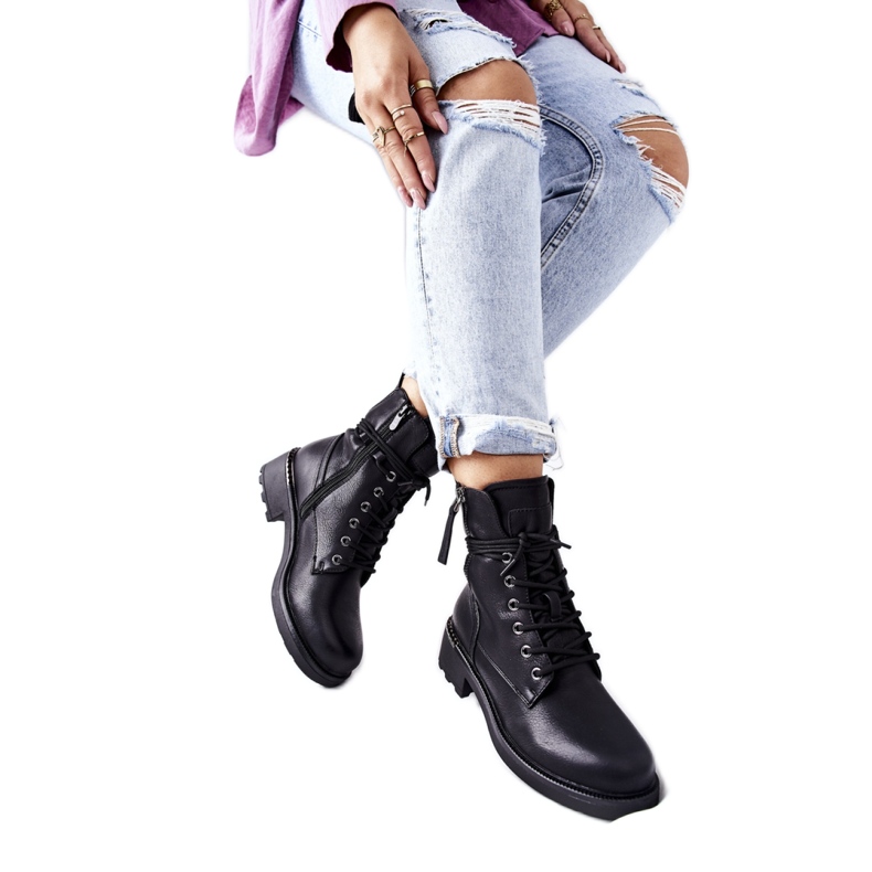 Step in style Arbetarstövlar Modell Maisa 21BT35-4226 Grön - Steg i stil svart