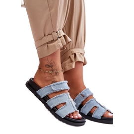 Step in style Sandal flip-flops modell Lamirose H8-523 Blå - Steg i stil