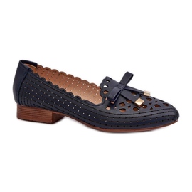 Step in style Ballerinaskor Modell Nestavia ASA222-1 Navy - Steg i stil