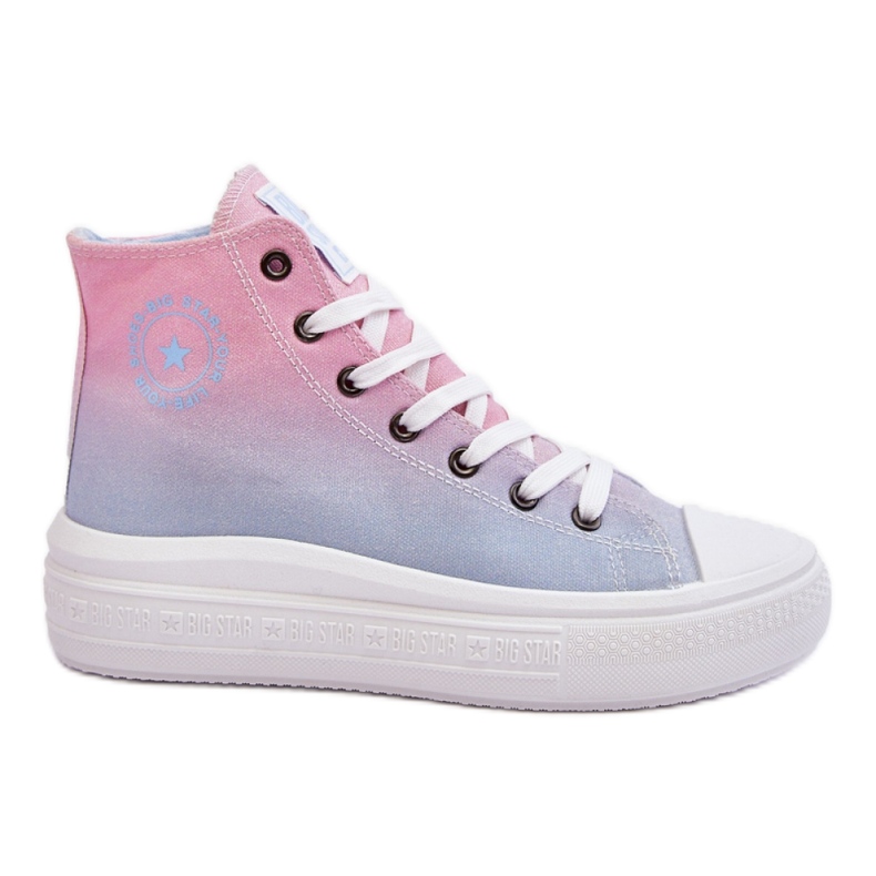 Step in style Sneakers Modell Big Star LL274A191 Rosa/Blå - Steg i stil mångfärgad