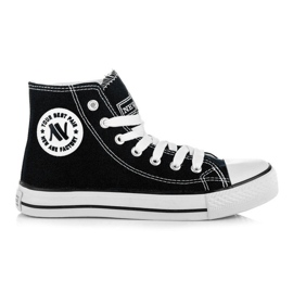 New Age Tied High Sneakers svart