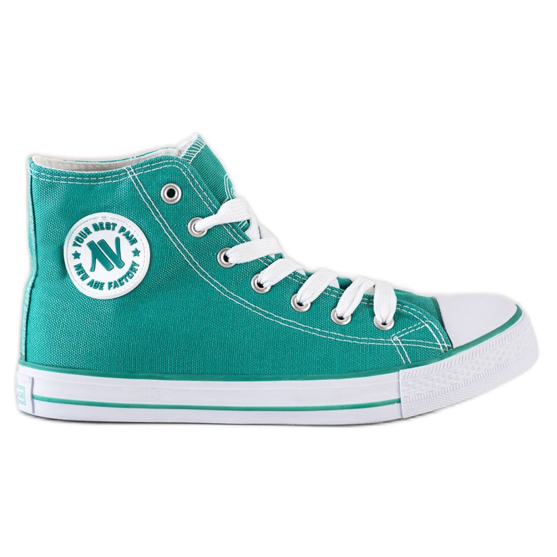 New Age Tied High Sneakers grön