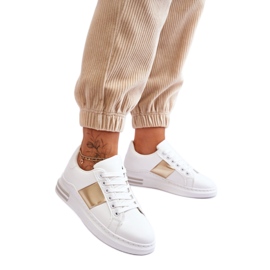 Step in style Sportskor Modell Follow Me 2256 Vit/Guld - Steg i stil