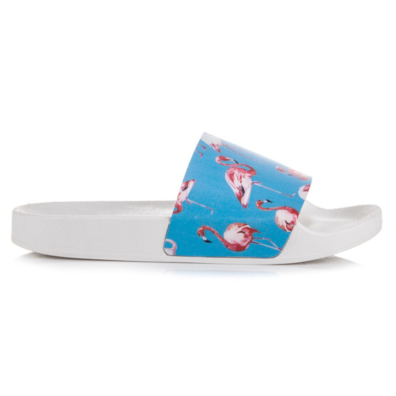 Vices Flamingotofflor blå
