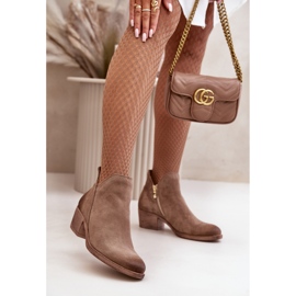 Step in style Stövlar Modell Zazoo 60475 Mörk Beige - Steg i stil