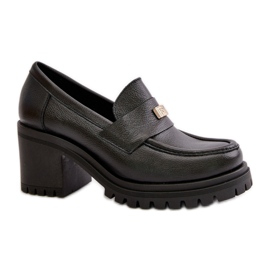 Zazoo svarta högklackade skor för kvinnor