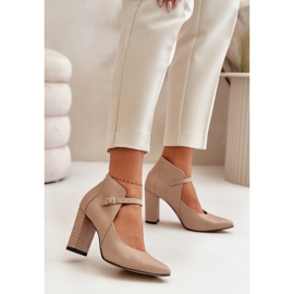 Laura Messi 2832 Beige pumps