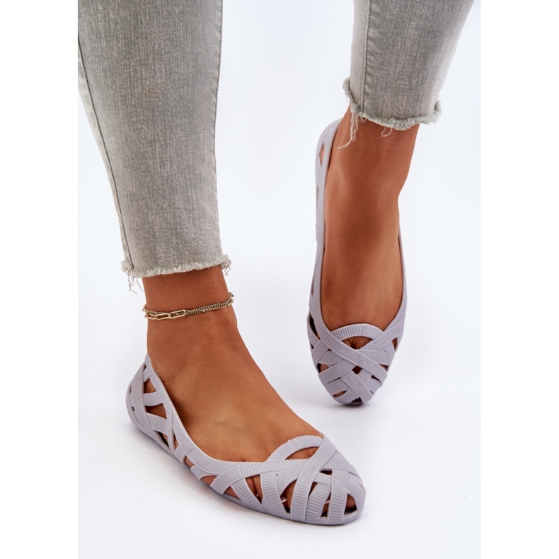 Step in style Balettlägenheter Modell Salam BG161P Grå - Steg i stil